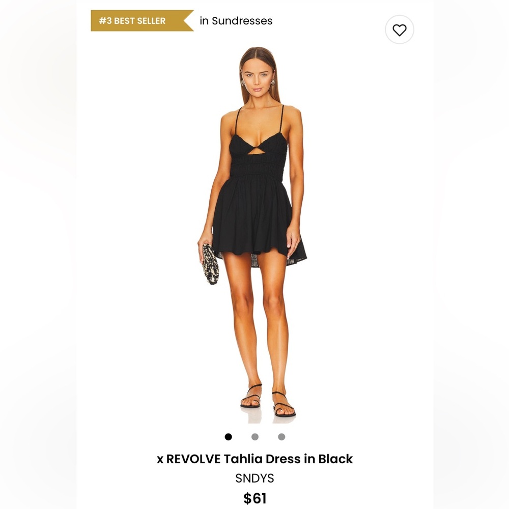 REVOLVE Black Mini Dress